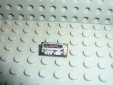 LEGO Space black Tile ref