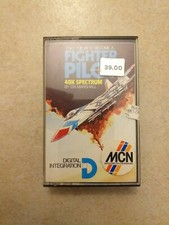 Jeu sur cassette en boite Fighter Pilot pour ordinateur Sinclair ZX Spectrum