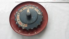 Ancien petit jeu de roulette en tôle, jeu de bar, de café ?
