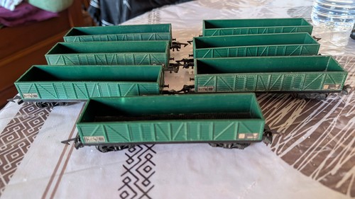 Lot wagons tombereaux ho - 7,