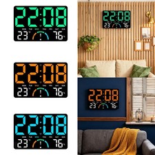 Horloge murale LED grand