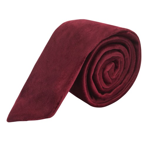 Cravate velours bordeaux - velours,