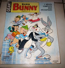 BUGS BUNNY GEANT MAGAZINE N° 4 TRIMESTRIEL 1970 GRAND FORMAT SAGEDITION