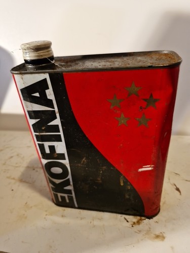 Ancien bidon huile vide fina - vide,