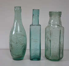 Lot bouteilles anglaises ww1 british 1914-1918 Idris Armoiries Carton's Glasgow