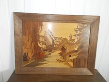 Ancien  Tableau marqueterie