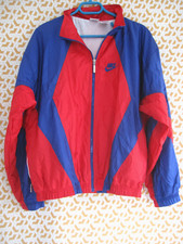 Veste Nike Toile Nylon polyester 90'S Vintage Jacket survetement Homme - S