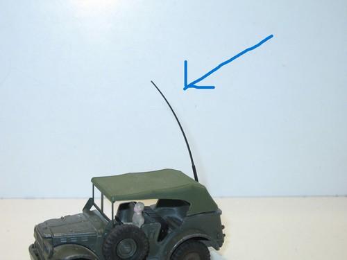 Dinky toys antenne - , fouet