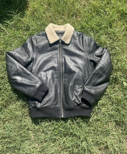 Blouson cuir aviateur homme - blouson,
