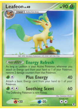 Pokémon leafeon rr - -,