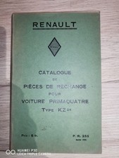 Renault Primaquatre Pièces De Rechange 1935
