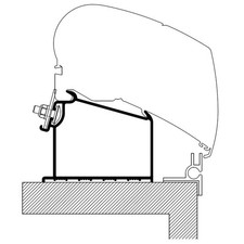 Adaptateur de toit Caravane Adria THULE
