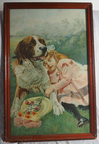 Victorian framed antique - framed,