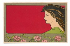 HENRI MEUNIER FEMMES et FLEURS – Portrait de femme LAURIER ROSE BEAUTE