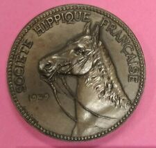 MEDAILLE ARGENT SOCIETE HIPPIQUE FRANCAISE 1939 EXAMENS D'EQUITATION lot 135