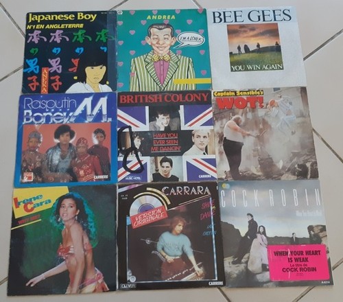 Lot disques vinyles - 50,