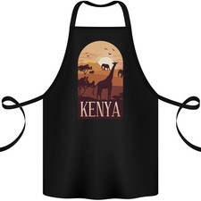 Tablier En Coton Souvenir De Safari Du Kenya 100% Biologique