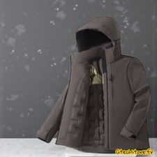 Veste Polaire Imperméable Unisexe Hiver Coupe-Vent Thermique Randonnée Ski