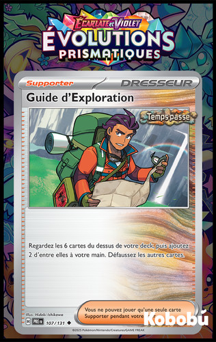 Carte pokémon guide - carte,