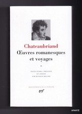 CHATEAUBRIAND Œuvres