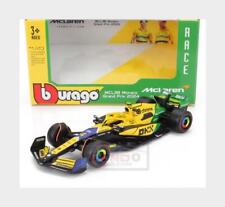 1:43 BURAGO Mclaren F1 Mcl38 #4 Monaco Gp 2024 Lando Norris BU38214-N-SENNA
