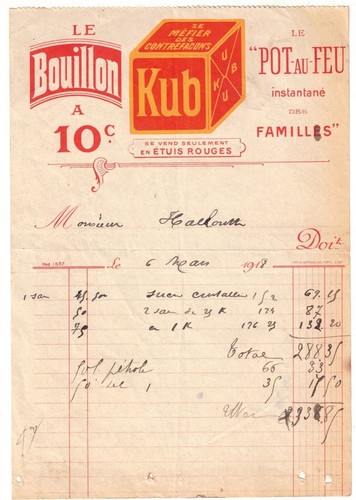 Ancien papier entête - papier, à