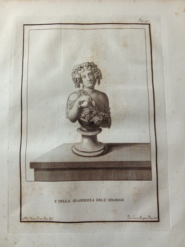 Gravure antiquités ercolano - antiquités,