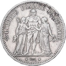 France, 5 Francs, Hercule