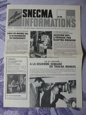 SNECMA INFORMATIONS 242 3/1978 USINAGE ELECTRO-EROSION HISTOIRE MOTEUR REACTION