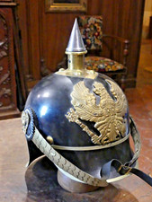CASQUE A POINTE DE CUIRASSIER PRUSSIEN    EN COPIE