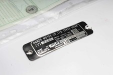 Plaque signalétique papiers