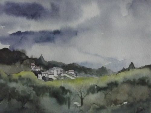 Aquarelle originale signée