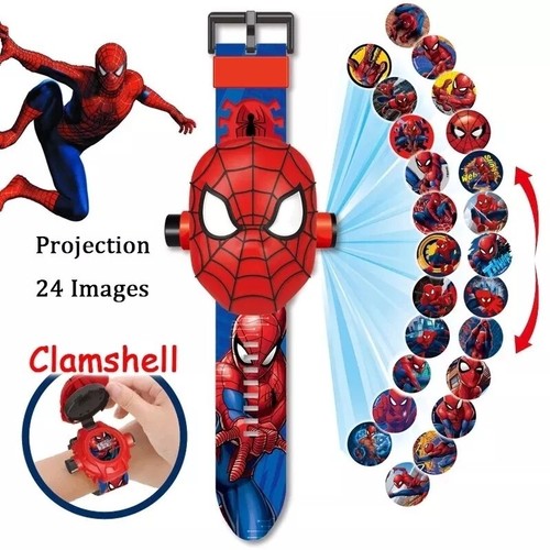 Montre lumineuse spiderman
