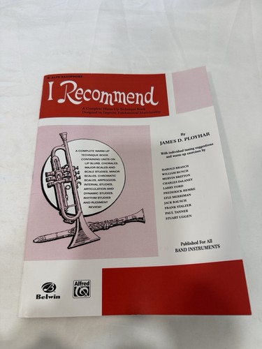 Alfred recommend flat alto - e-flat,