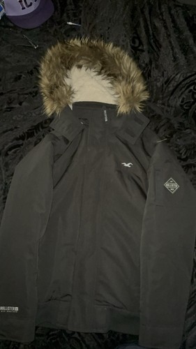 Hollister men black hooded - black,