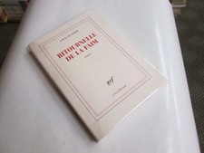  la ritournelle de la faim ..J.M.G. LE  CLEZIO ...NRF/GALLIMARD .