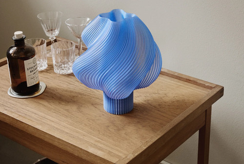 Lampe table chevet bleu - de,