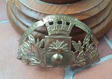 Plaque de Casque Sapeur Pompier Meurthe et Moselle Fire man ()