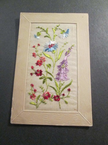 Carte postale brodee diverses