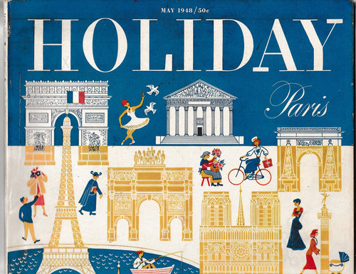 Holiday 1948 magazine paris - holiday,