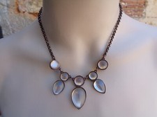 ISAKY BY JACKY VALLET - ÉLÉGANT COLLIER VINTAGE DES ANNÉES 1980 - GOUTTES D'EAU