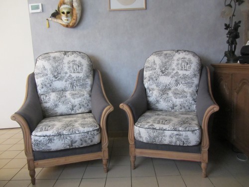 Paire fauteuil