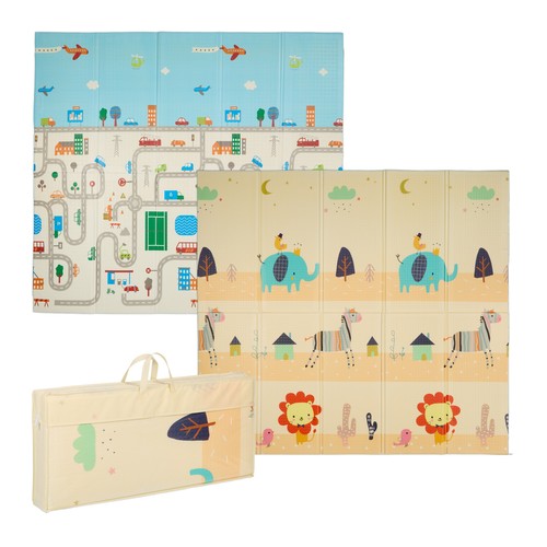 Tapis jeu animaux circuit - de,