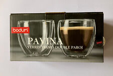 BODUM  Boite de 2 verres termo double paroi. Etat neuf. Top qualité.