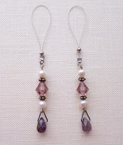 Faux piercing bijoux seins - faux,