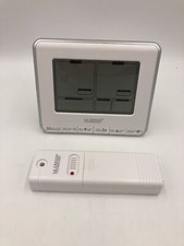 Station météo La Crosse WS6812 argent, température intérieure/extérieure, pha...