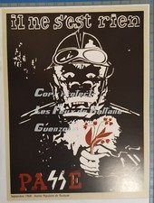 MAI 68 IL NE S'EST RIEN PASSE  affiche presse underground document clipping