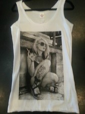 Tattoo Girl Tank Top (white)