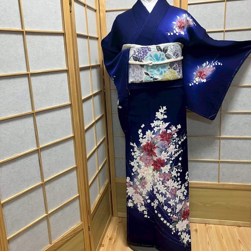 7184 kimono japonais - kimono, vintage