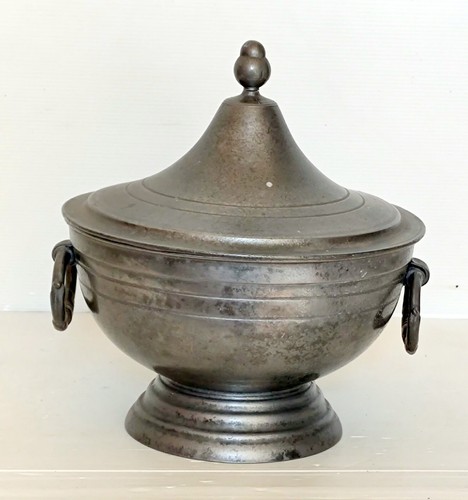 Soupiere legumier etain - legumier,